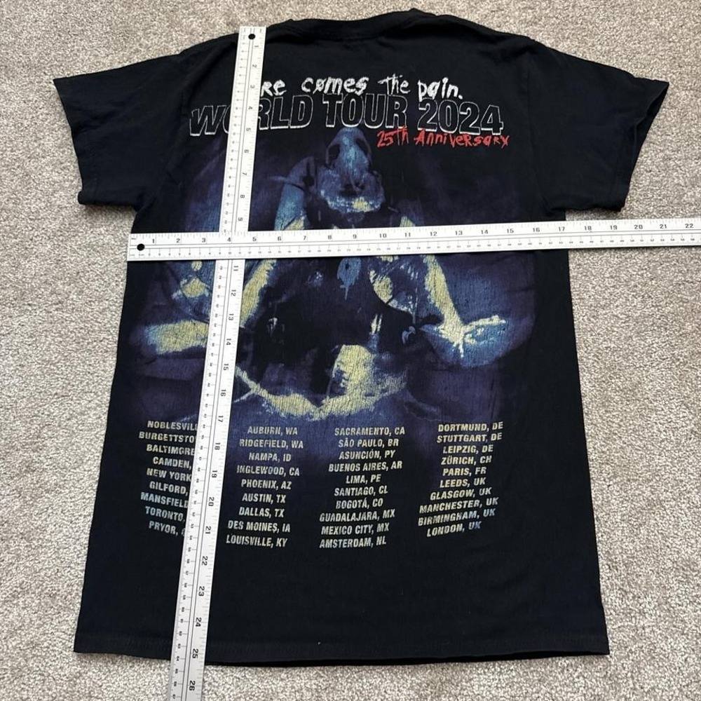 Slipknot 25th Anniversary World Tour T-Shirt Band Tee Metal Concert Merch - Picture 5 of 8